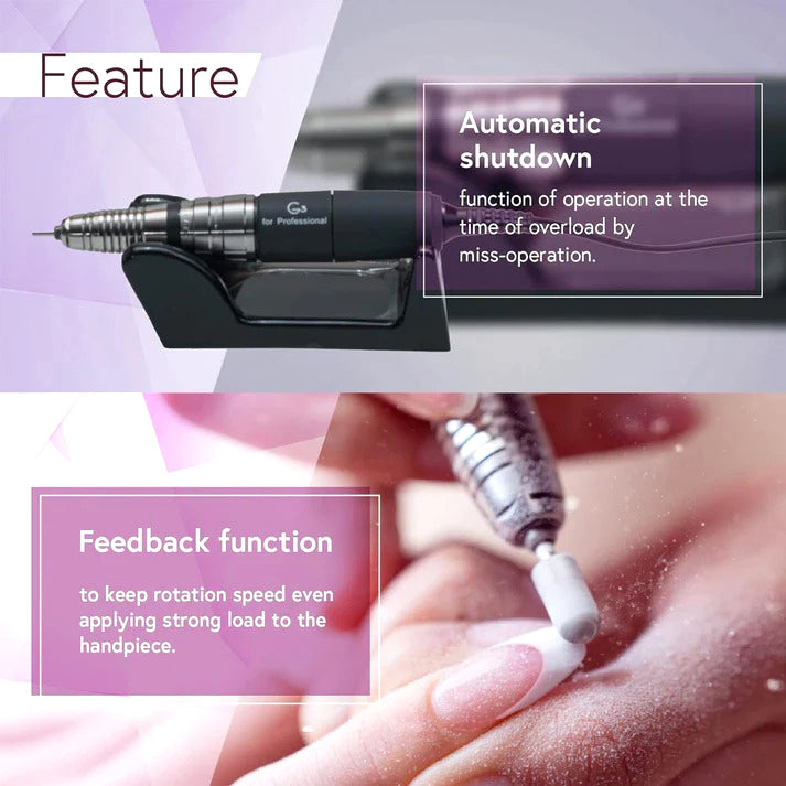 URAWA - PROFESSIONAL PORTABLE NAIL DRILL G3 SERIES – Sunny Beauty