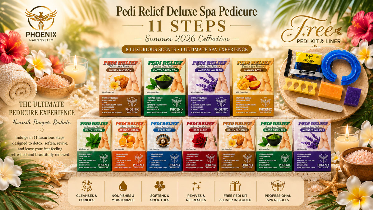 Phoenix Pedi Relief Deluxe Spa Pedicure 11 Steps Tutorial