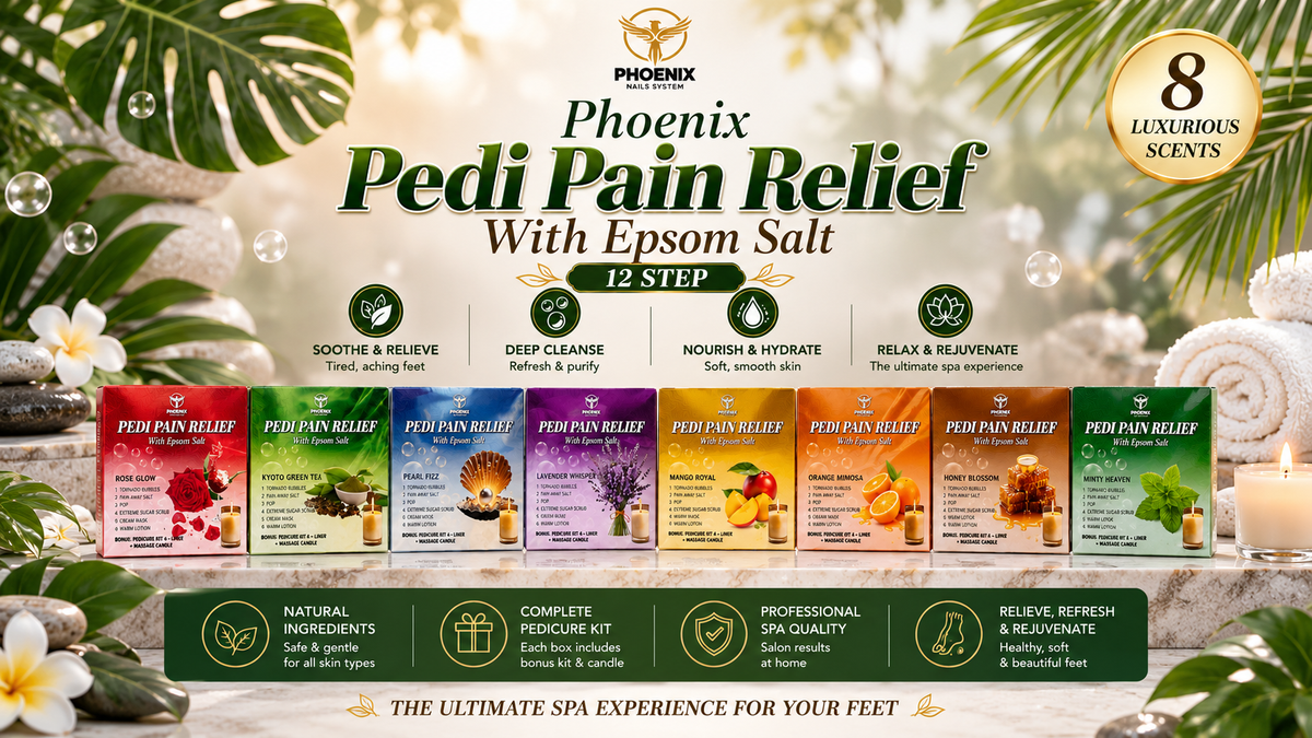 Phoenix Pedi Pain Relief with Epsom Salt 12 Steps (New Version) Tutorial